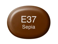 Copic Marker Sketch – E37 Sepia