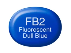 Copic Marker Sketch – FB2 Fluorescent Dull Blue