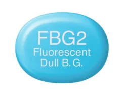 Copic Marker Sketch – FBG2 Fluorescent Dull Blue Green
