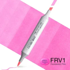 Copic Marker Sketch – FRV1 Fluorescent Pink