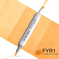 Copic Marker Sketch – FYR1 Fluorescent Orange