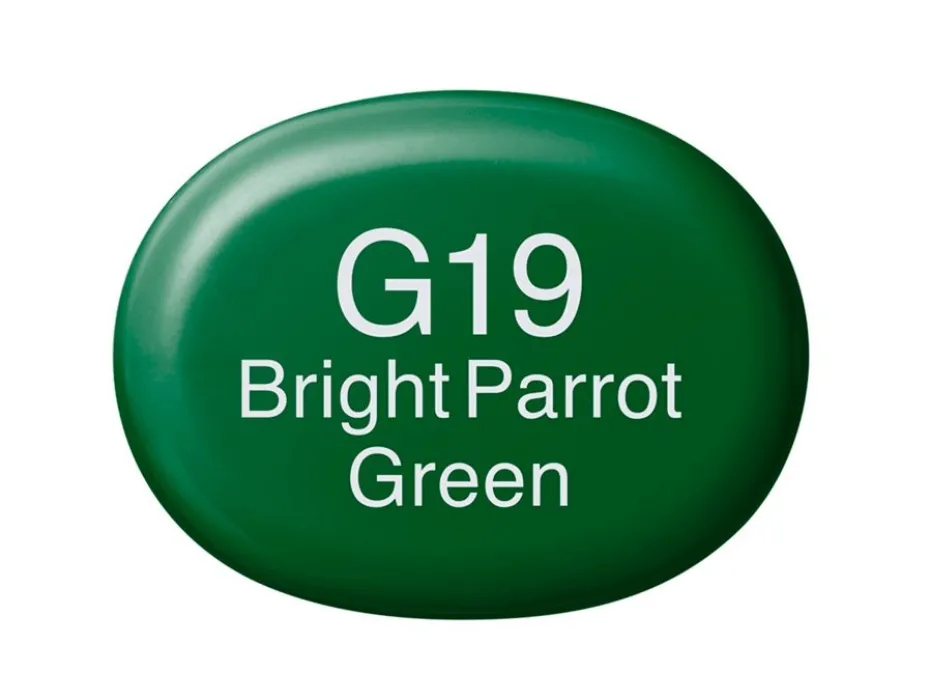 Copic Marker Sketch – G19 Bright Parrot Green