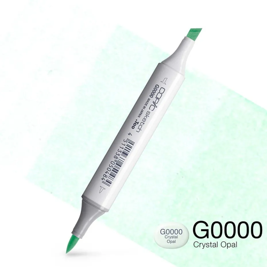 Copic Marker Sketch – G0000 Crystal Opal