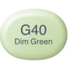 Copic Marker Sketch – G40 Dim Green