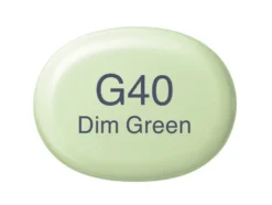 Copic Marker Sketch – G40 Dim Green