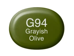 Copic Marker Sketch – G94 Grayish Olive