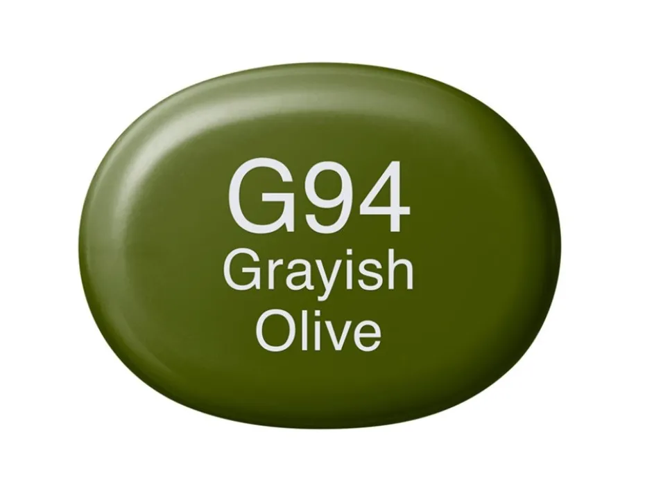 Copic Marker Sketch – G94 Grayish Olive