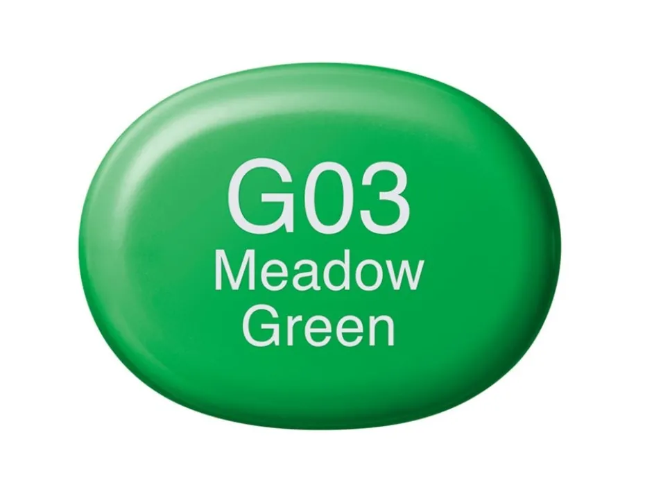Copic Marker Sketch – G03 Meadow Green