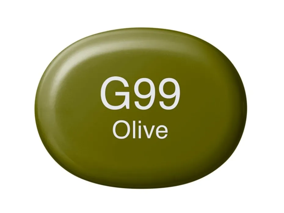 Copic Marker Sketch – G99 Olive