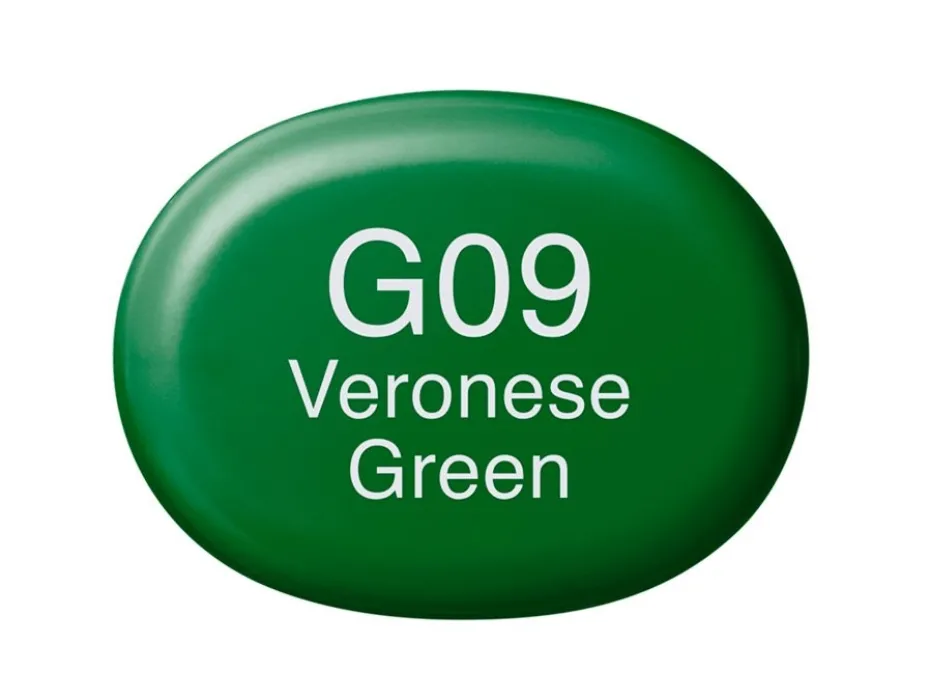 Copic Marker Sketch – G09 Veronese Green