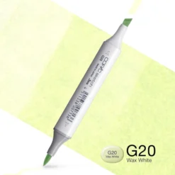 Copic Marker Sketch – G20 Wax White