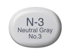 Copic Marker Sketch – N3 Neutral Gray No.3