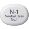 Copic Marker Sketch – N1 Neutral Gray No.1