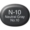 Copic Marker Sketch – N10 Neutral Gray No.10