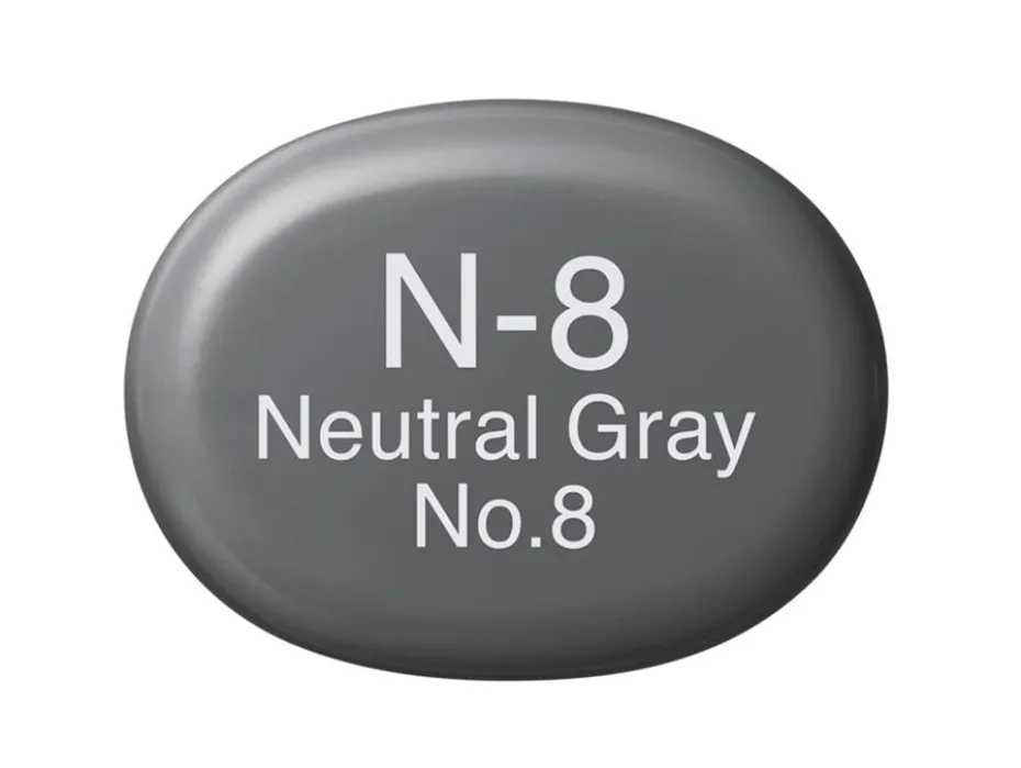Copic Marker Sketch – N8 Neutral Gray No.8