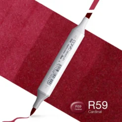Copic Marker Sketch – R59 Cardinal