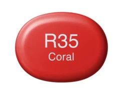 Copic Marker Sketch – R35 Coral