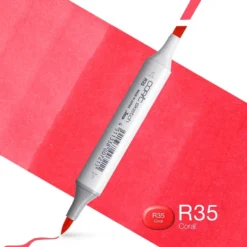 Copic Marker Sketch – R35 Coral