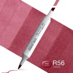 Copic Marker Sketch – R56 Currant