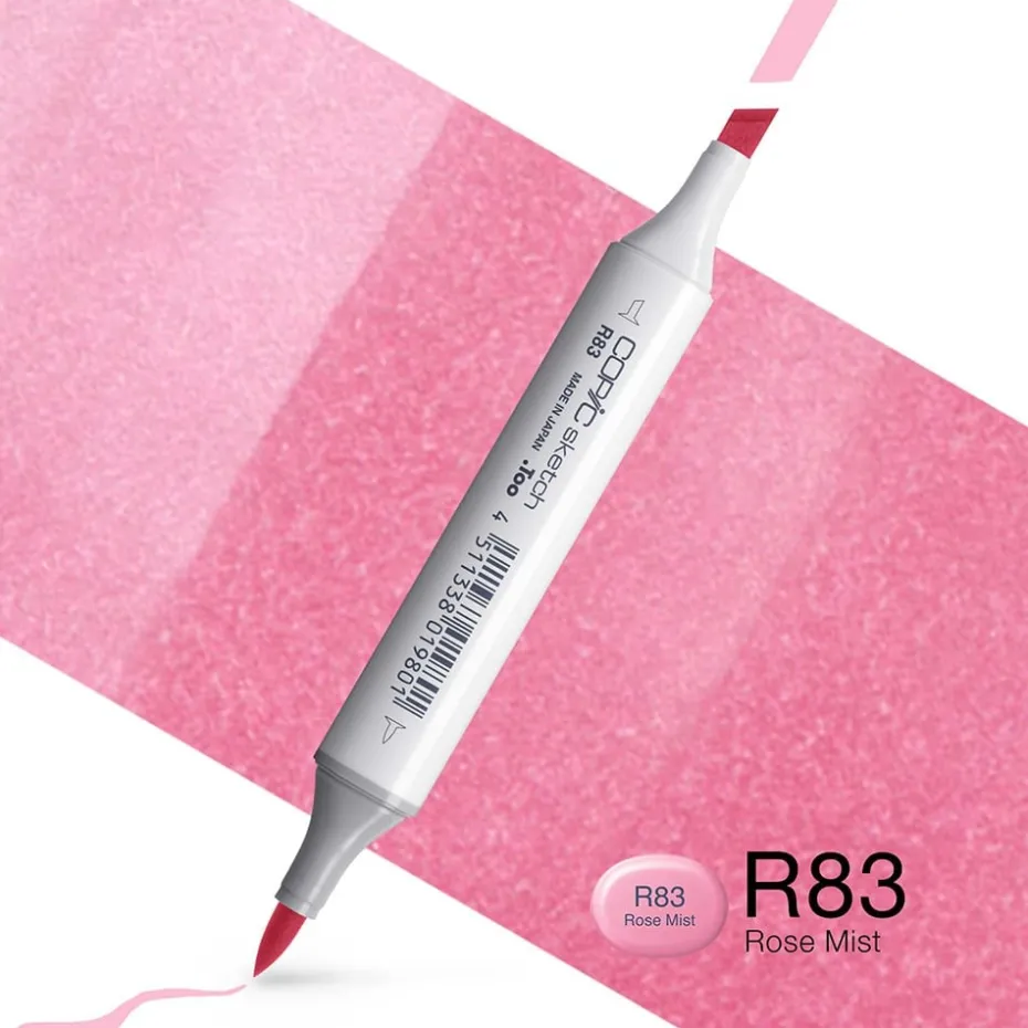 Copic Marker Sketch – R83 Rose Mist
