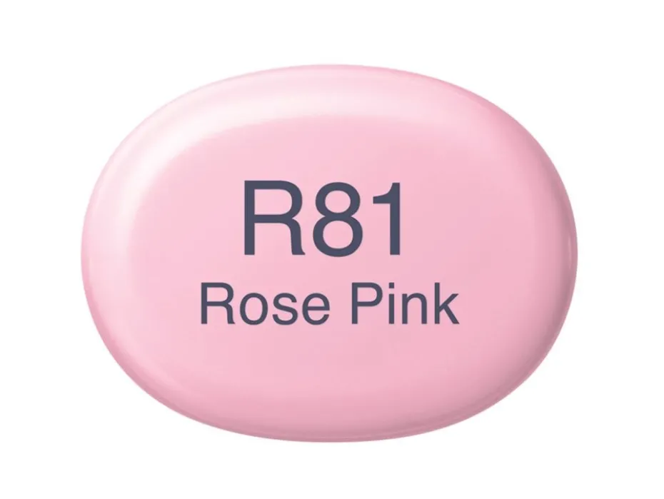 Copic Marker Sketch – R81 Rose Pink