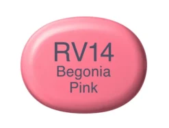Copic Marker Sketch – RV14 Begonia Pink