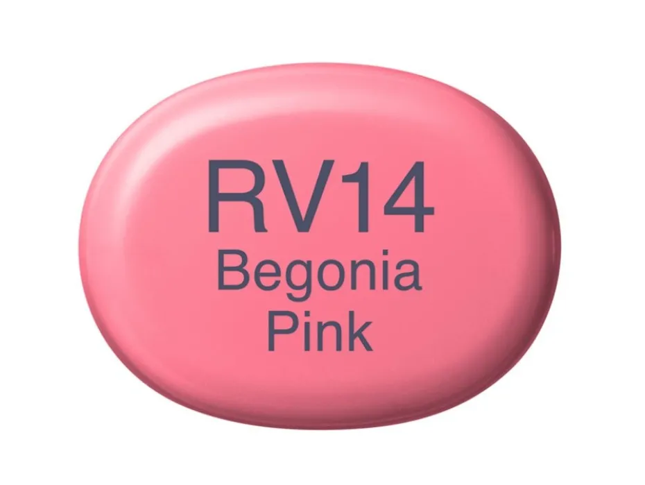 Copic Marker Sketch – RV14 Begonia Pink