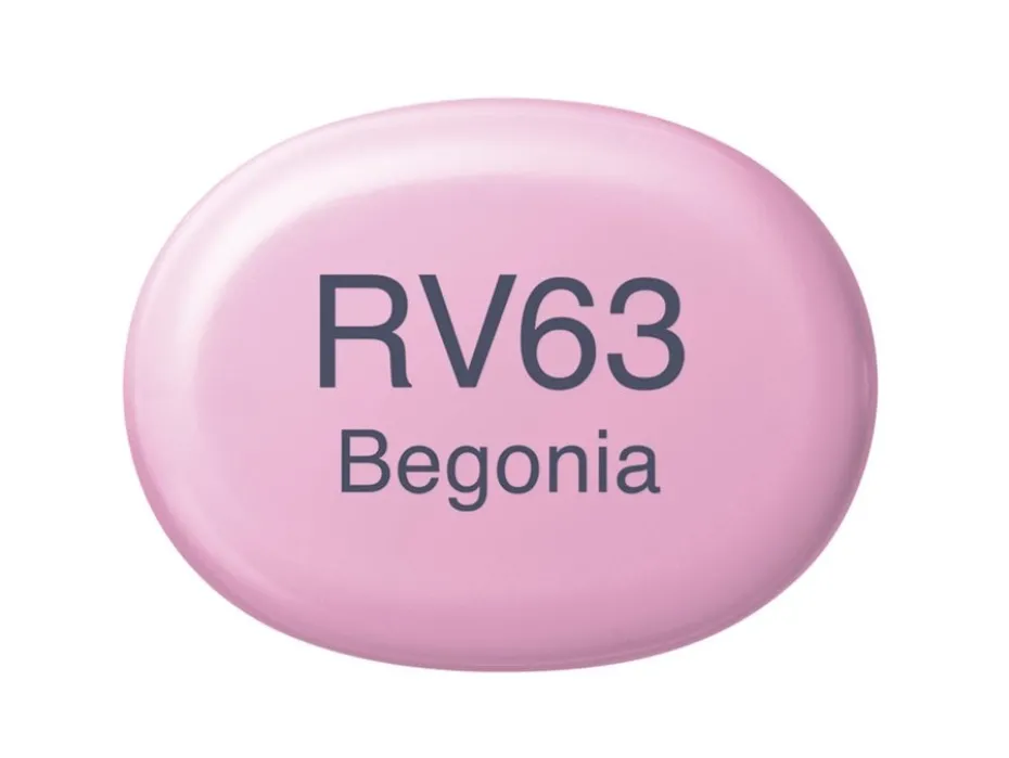Copic Marker Sketch – RV63 Begonia