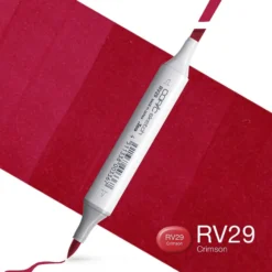 Copic Marker Sketch – RV29 Crimson