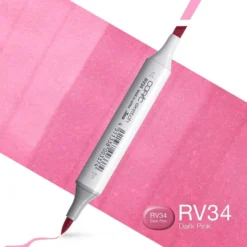 Copic Marker Sketch – RV34 Dark Pink