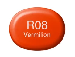 Copic Marker Sketch – R08 Vermilion