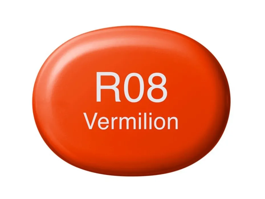 Copic Marker Sketch – R08 Vermilion