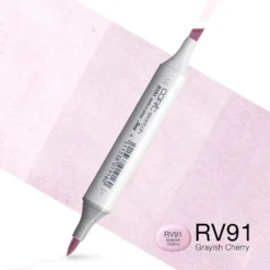 Copic Marker Sketch – RV91 Grayish Cherry
