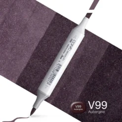 Copic Marker Sketch – V99 Aubergine
