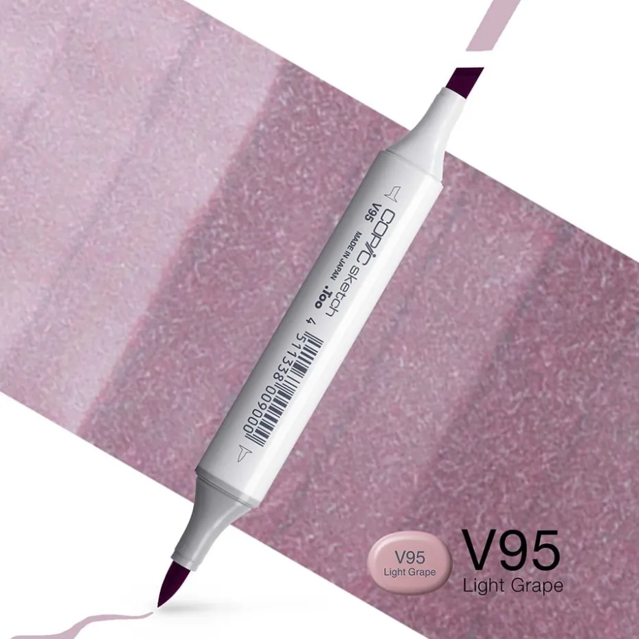 Copic Marker Sketch – V95 Light Grape