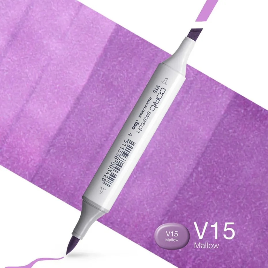 Copic Marker Sketch – V15 Mallow