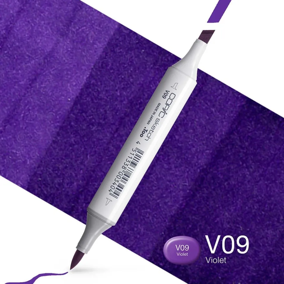 Copic Marker Sketch – V09 Violet