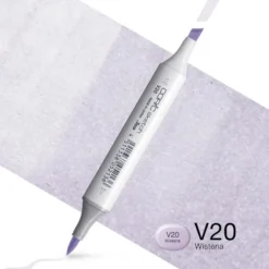 Copic Marker Sketch – V20 Wisteria