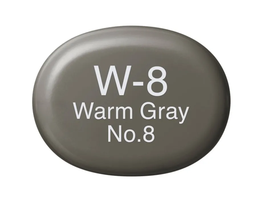 Copic Marker Sketch – W8 Warm Gray No.8