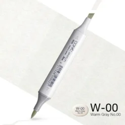 Copic Marker Sketch – W00 Warm Gray No.00