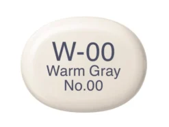 Copic Marker Sketch – W00 Warm Gray No.00