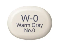 Copic Marker Sketch – W0 Warm Gray No.0