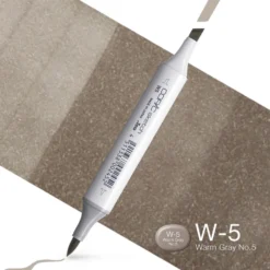 Copic Marker Sketch – W5 Warm Gray No.5