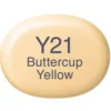 Copic Marker Sketch – Y21 Buttercup Yellow
