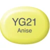 Copic Marker Sketch – YG21 Anise