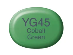 Copic Marker Sketch – YG45 Cobalt Green