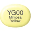 Copic Marker Sketch – YG00 Mimosa Yellow
