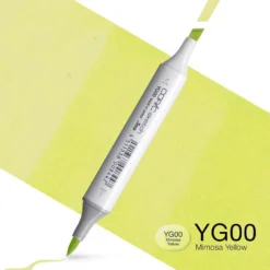 Copic Marker Sketch – YG00 Mimosa Yellow