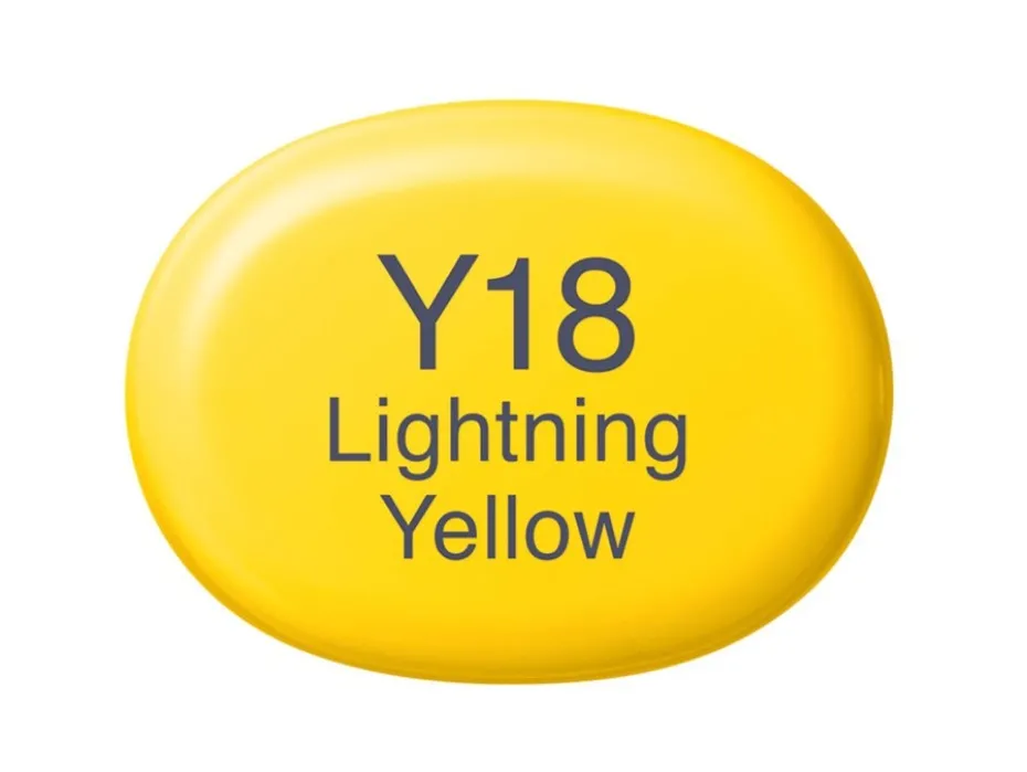 Copic Marker Sketch – Y18 Lightning Yellow