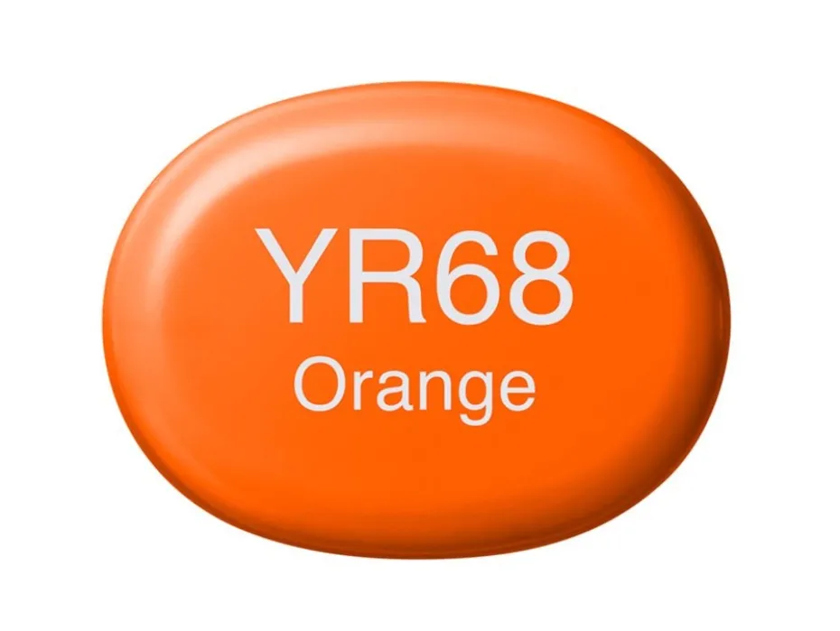 Copic Marker Sketch – YR68 Orange